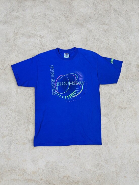 JERZEES Other - Vintage Bloomsday Marathon Spokane Graphic T Shirt Blue Jerzees Y2K Sz L